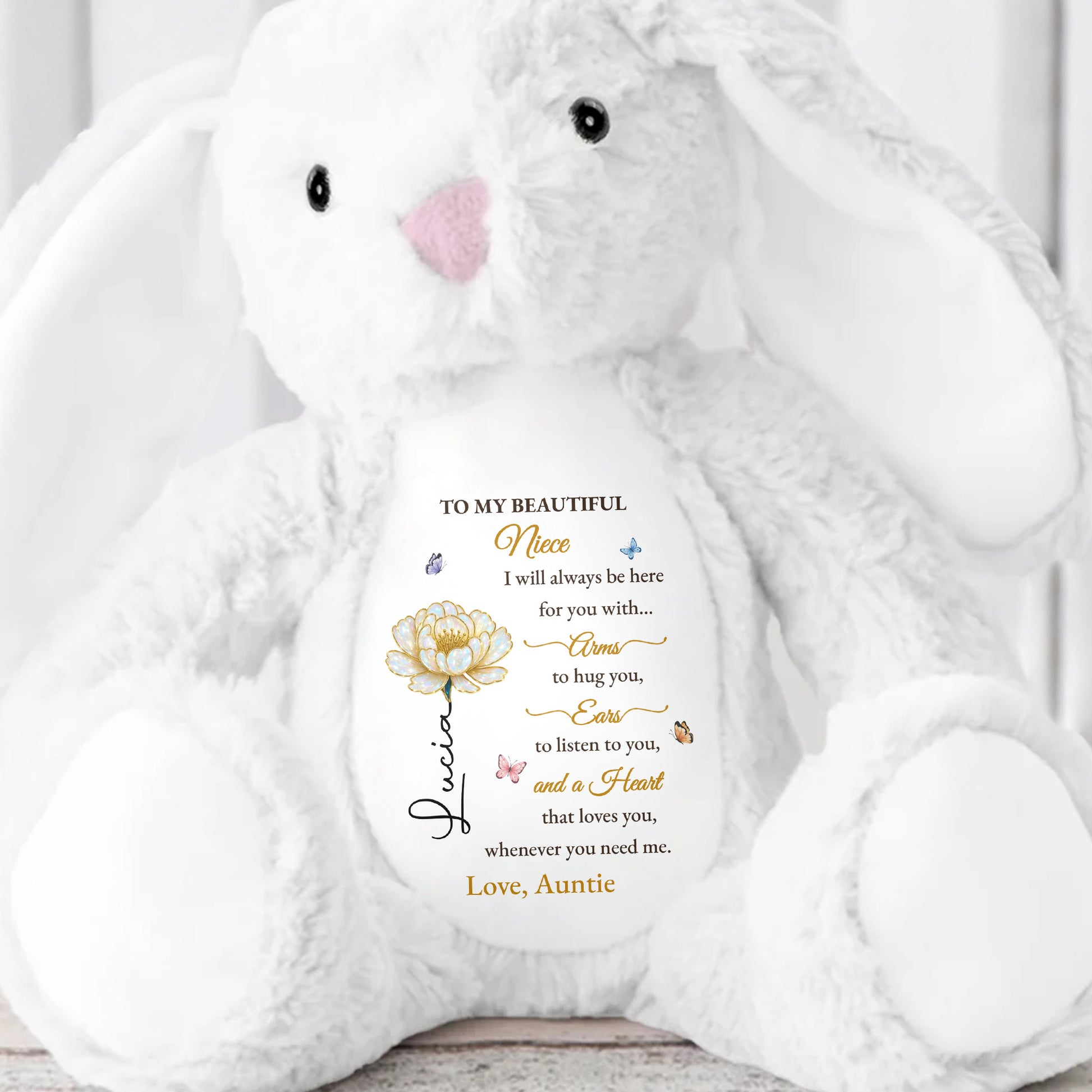 To My Beautiful Niece With Arms, Ears And Heart