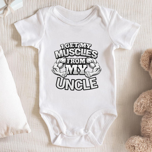 I Get My Muscles From My Uncle Biceps Graphic