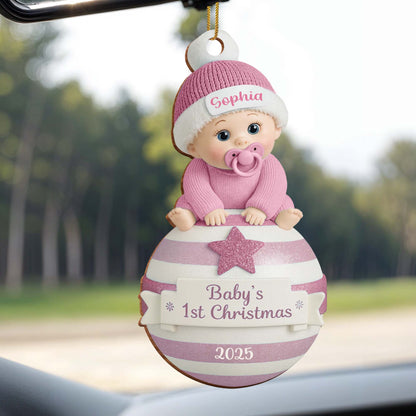 Baby's 1st Christmas Ornament With Stars