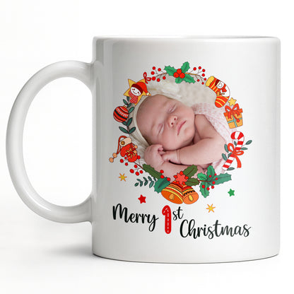 To My Mommy, Christmas Wreath and Baby