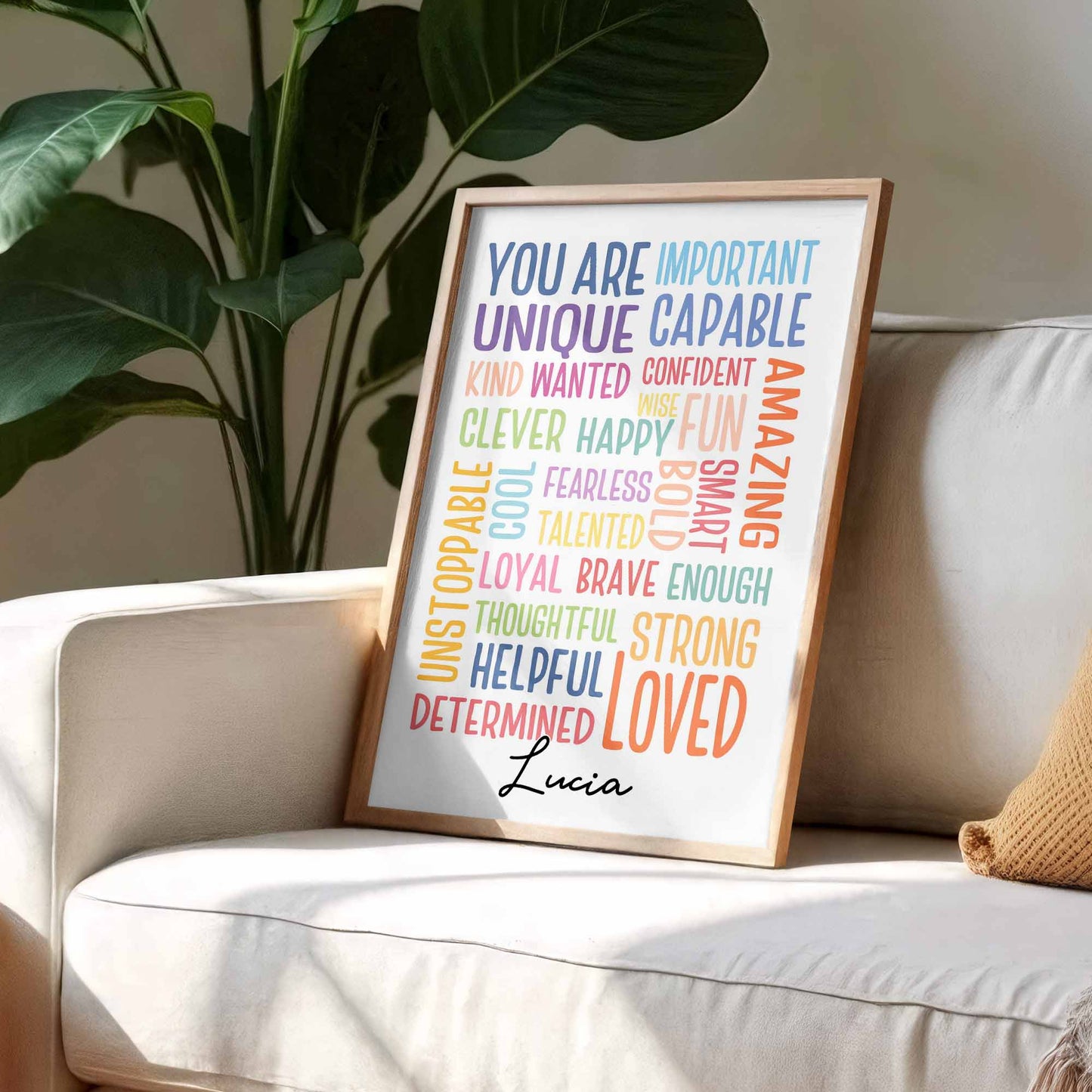 You Are Important Unique Capable Words