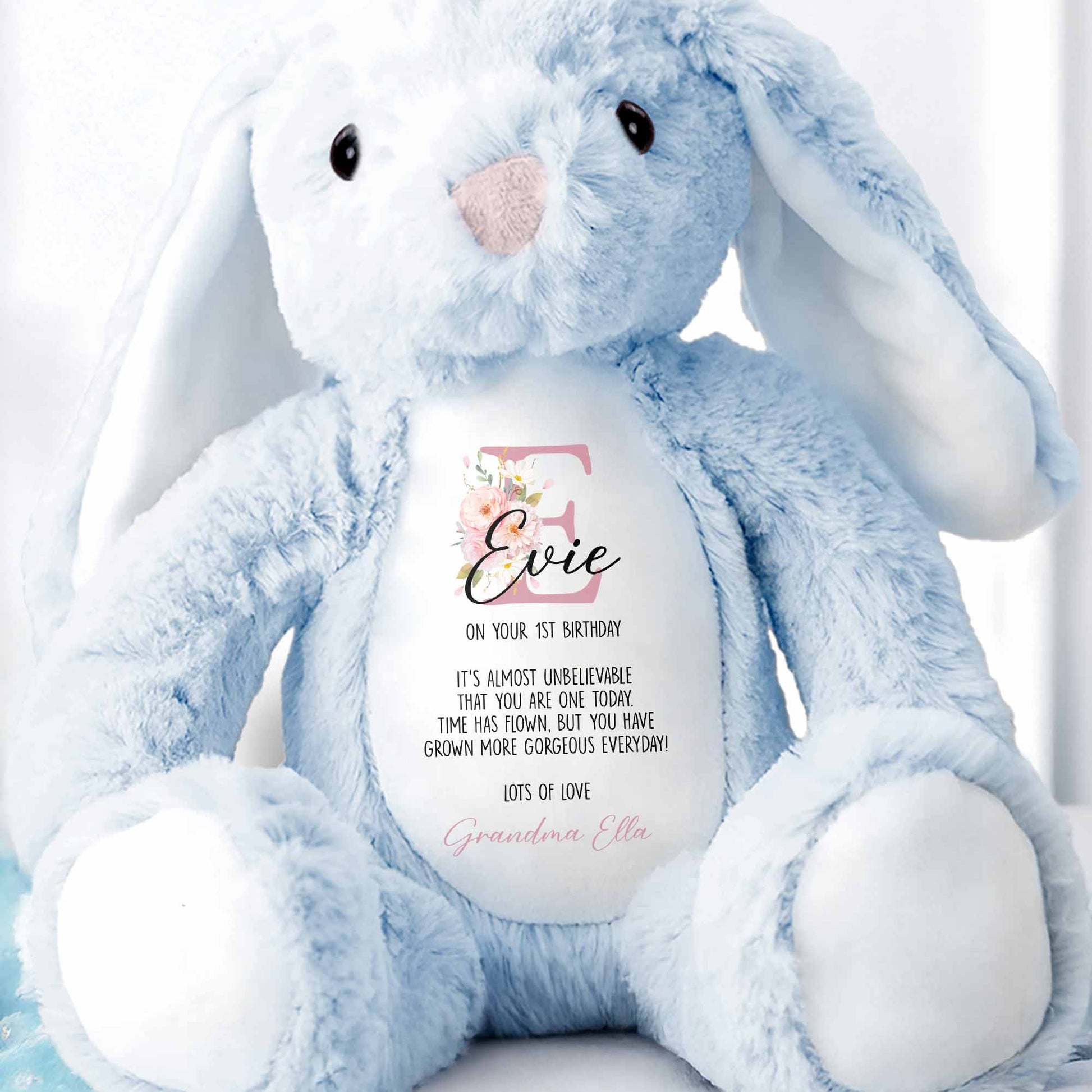 On Your 1st Birthday, Lovely Floral Design