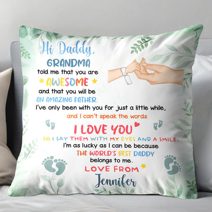 Hi Daddy, You Are Awesome, Amazing Father, Hands and Footprints
