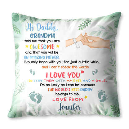 Hi Daddy, You Are Awesome, Amazing Father, Hands and Footprints