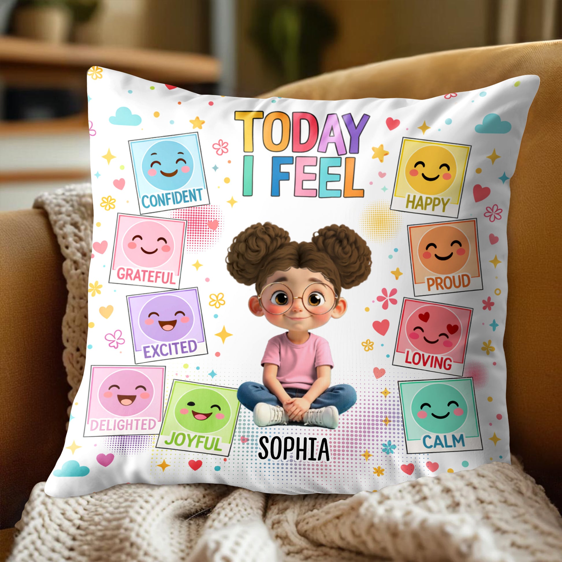 Today I Feel, Emoticons And Cute Animated Girl