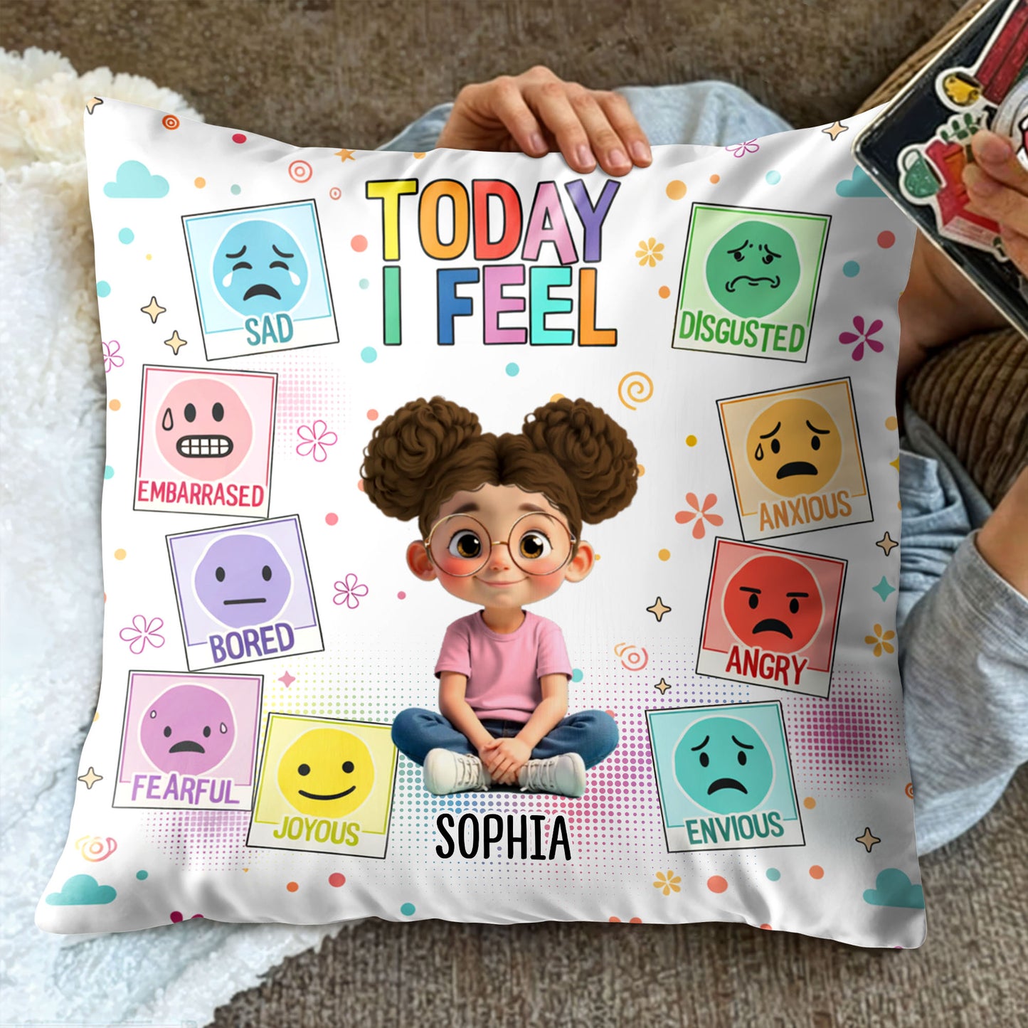 Today I Feel, Emoticons And Cute Animated Girl