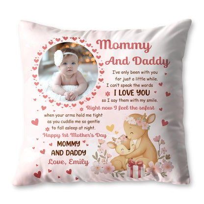 Mommy And Daddy, Baby's First Words, Teddy Bear And Hearts
