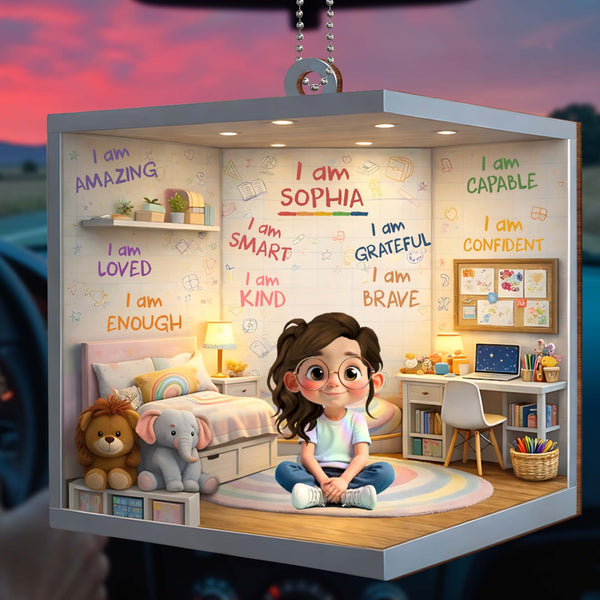 I Am Amazing, Loved, Enough With Teddy Bear And Elephant