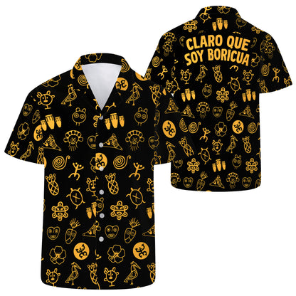 Claro Que Soy Boricua - Chemise hawaïenne unisexe personnalisée personnalisée - LA002_HW
