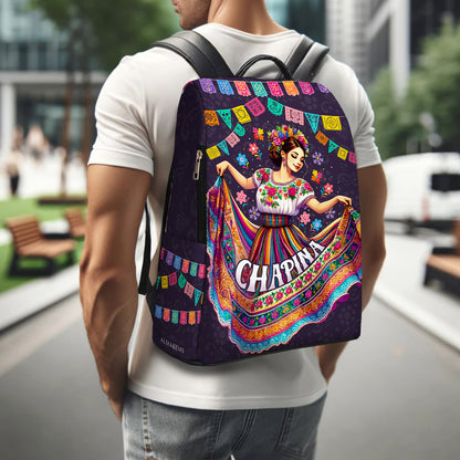 Chapina - Personalized Custom Leather BackPack - LA005_BP