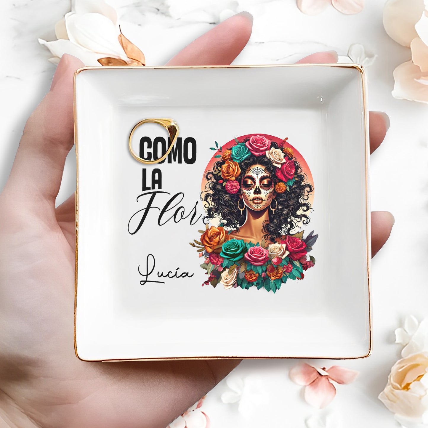 Como La Flor - Lampe Mason Jar personnalisée - LA006_SCRD