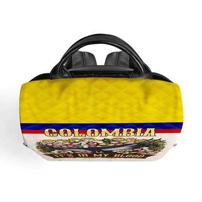 COLOMBIE. J'ai ça dans le sang - Sac à dos en cuir personnalisé - LA018_BP