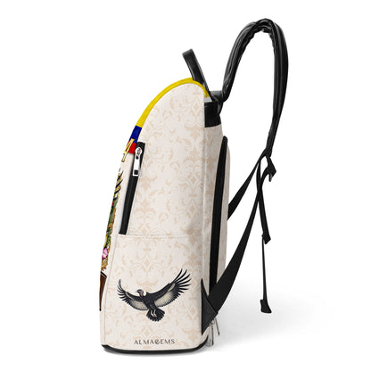 COLOMBIE. J'ai ça dans le sang - Sac à dos en cuir personnalisé - LA018_BP