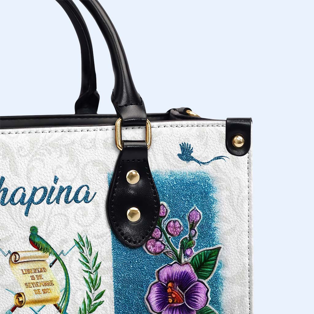 CHAPINA. J'AI DANS LE SANG - Sac à main en cuir personnalisé - LA019_HB