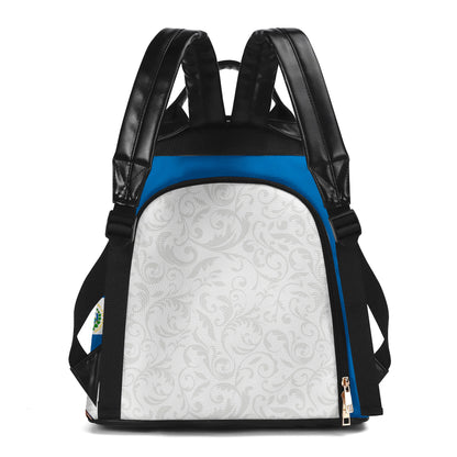 El Salvador, c'est dans mon sang - Sac à dos en cuir personnalisé - LA020_BP