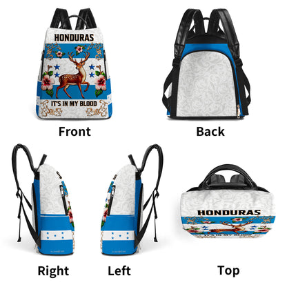 Honduras. Lo llevo en la sangre - Mochila de piel personalizada - LA022_BP