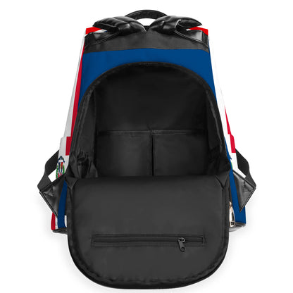 Hecho en República Dominicana - Mochila De Cuero Personalizada - LA051_BP