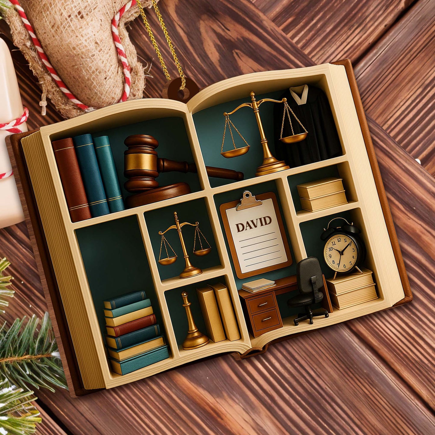 Celebrate Your Achievements With Scales Of Justice And Gavel