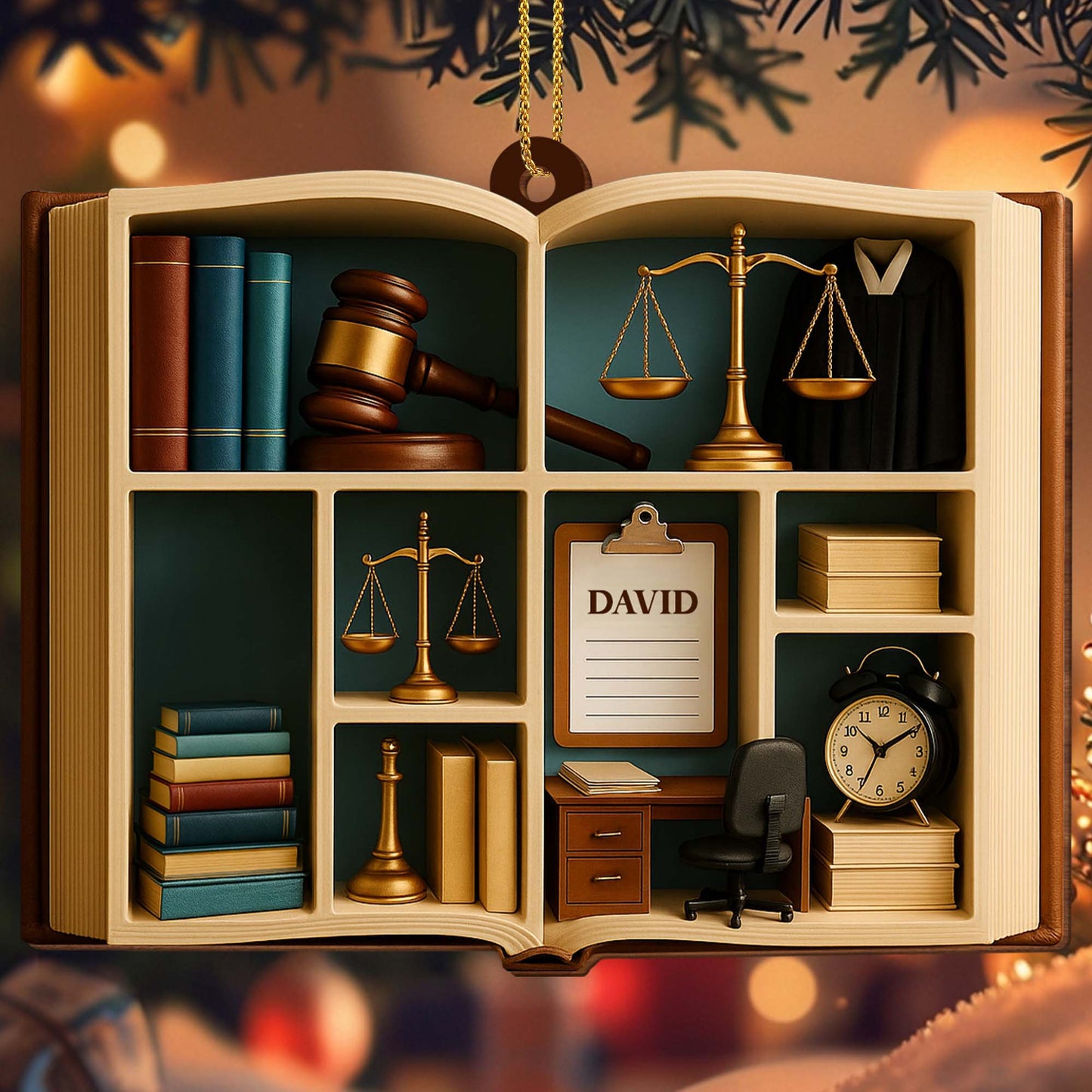 Celebrate Your Achievements With Scales Of Justice And Gavel