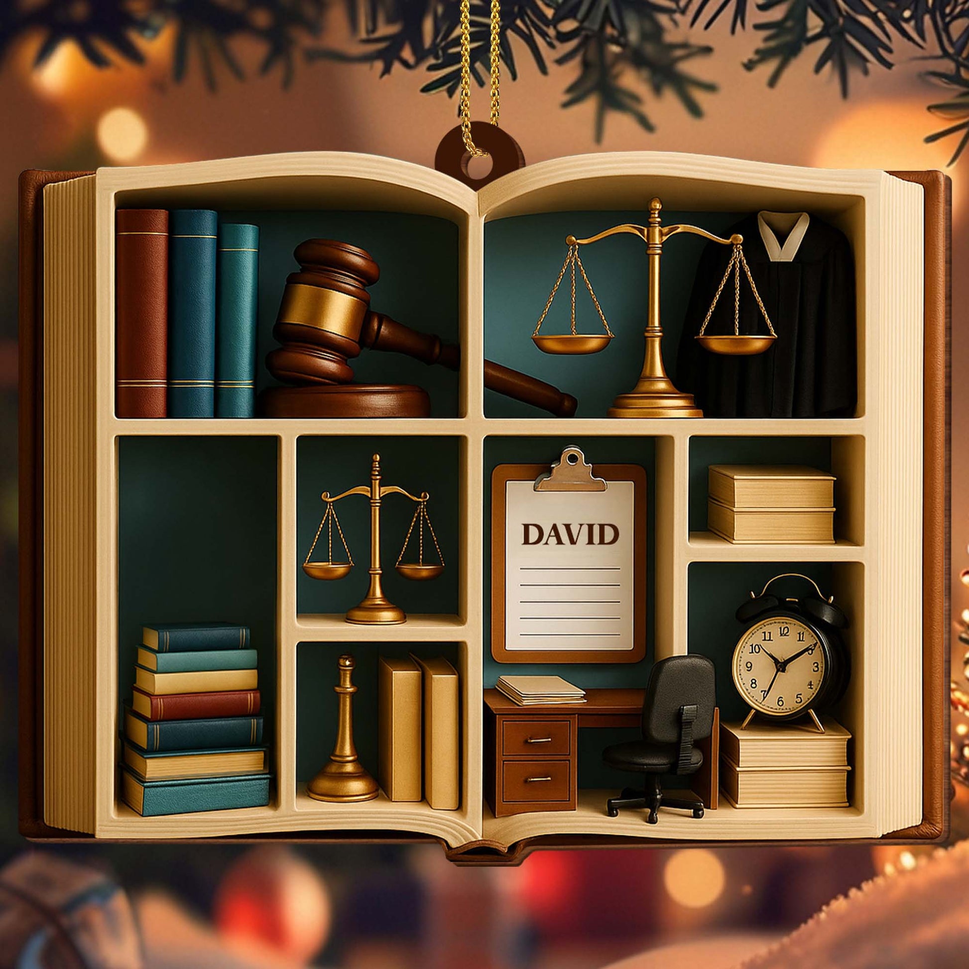 Celebrate Your Achievements With Scales Of Justice And Gavel