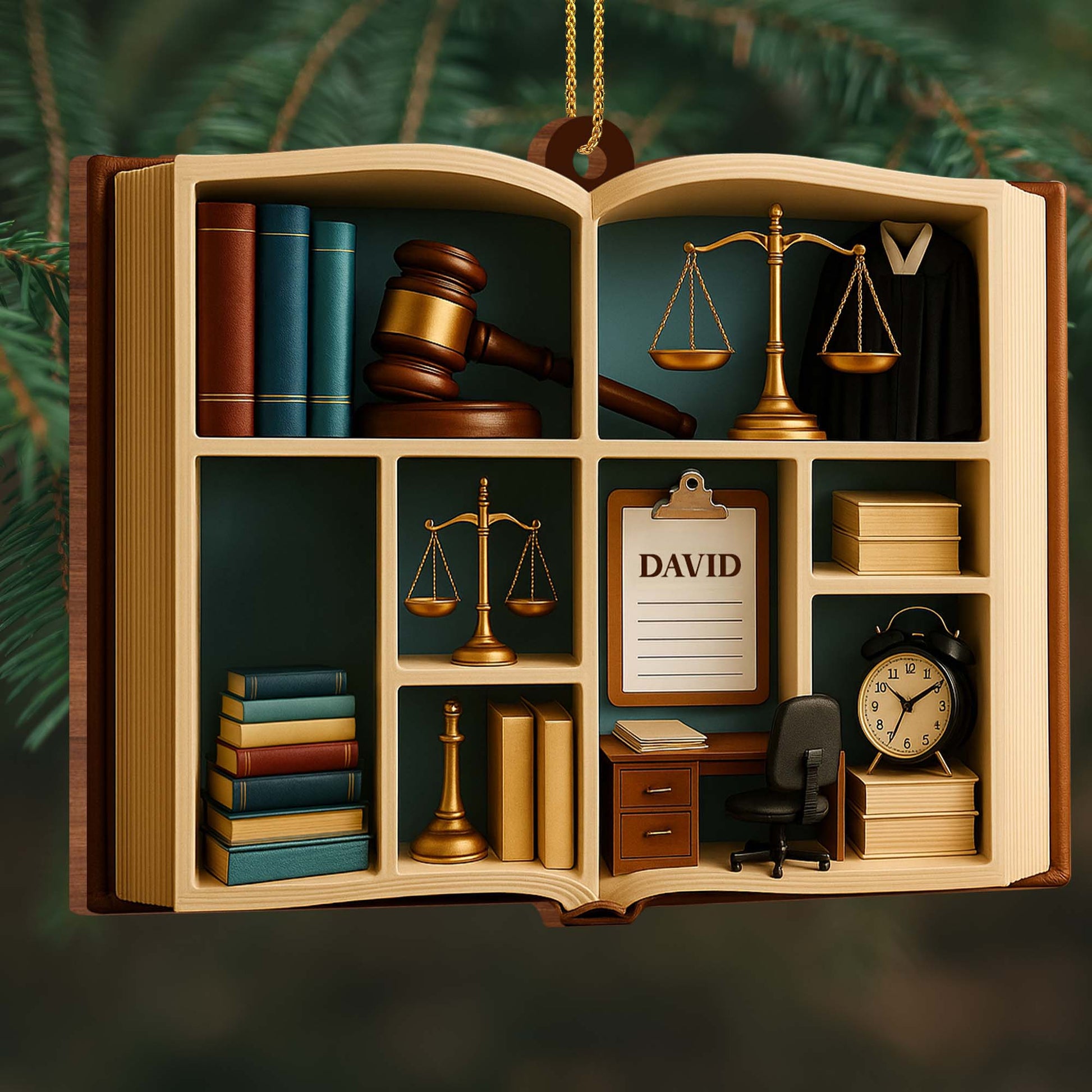 Celebrate Your Achievements With Scales Of Justice And Gavel