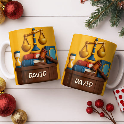 Celebrate Legal Excellence With Scales, Gavel, And Books