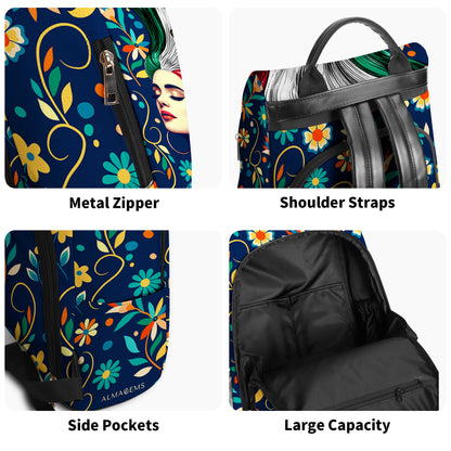 Échale Ganas, Mija - Sac à dos en cuir personnalisé - ME001_BP