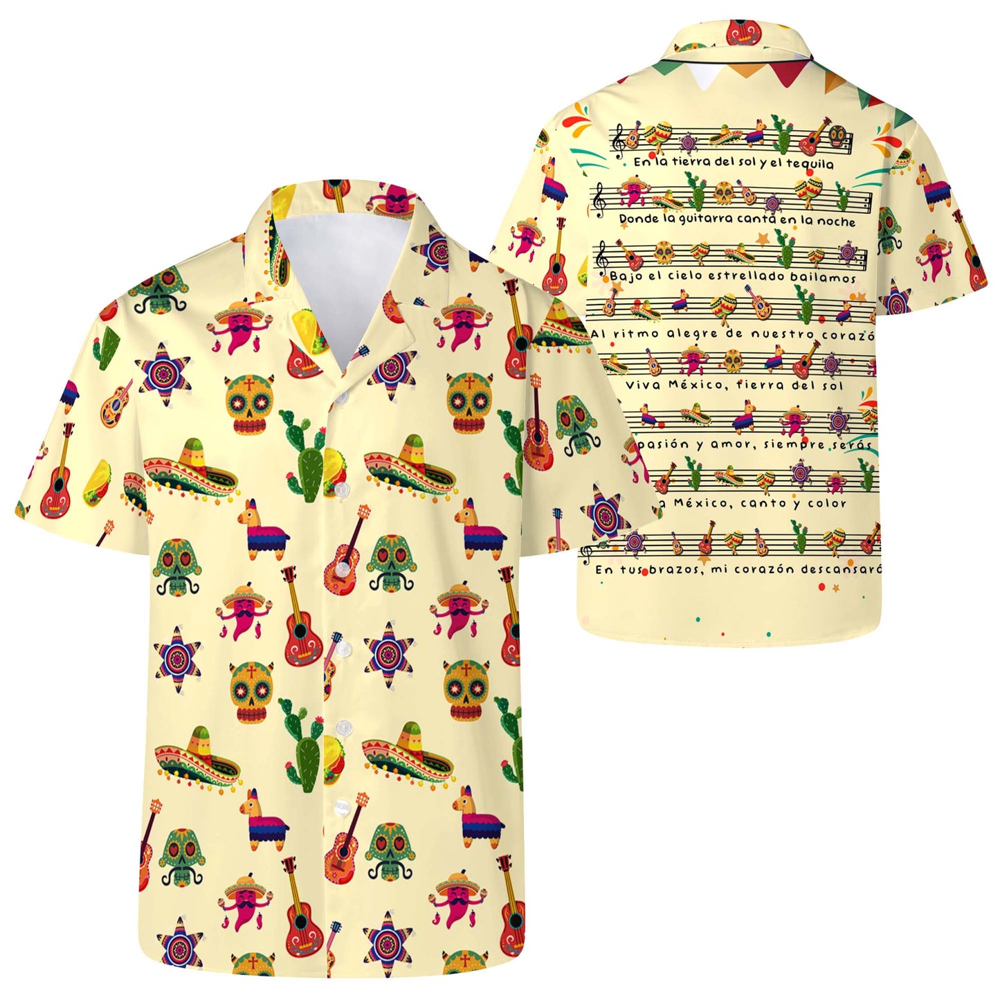 Sheet Music - Personalized Custom Unisex Hawaiian Shirt - ME002_HW