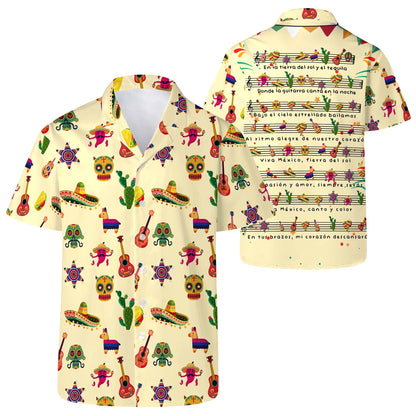Sheet Music - Personalized Custom Unisex Hawaiian Shirt - ME002_HW