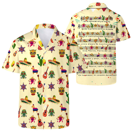 Sheet Music - Personalized Custom Unisex Hawaiian Shirt - ME002_HW