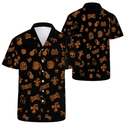 Doodle Icon - Personalized Custom Unisex Hawaiian Shirt - ME005_HW