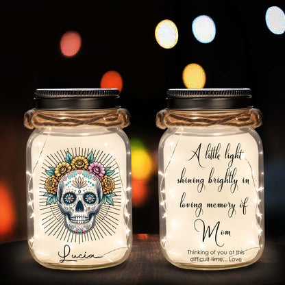 Un peu de lumière - Lampe personnalisée pour pot Mason - ME009_JARL