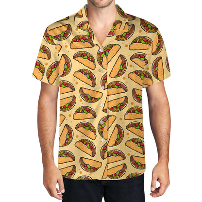 Je suis un adepte du fitness, taco dans la bouche - T-shirt hawaïen unisexe personnalisé - ME034_HW