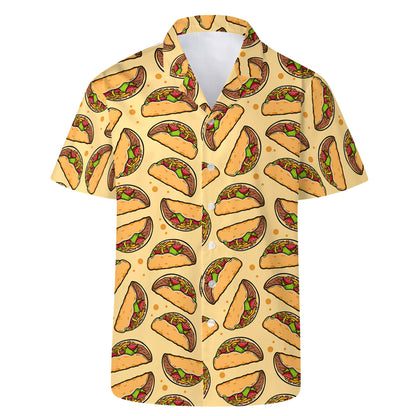 Je suis un adepte du fitness, taco dans la bouche - T-shirt hawaïen unisexe personnalisé - ME034_HW