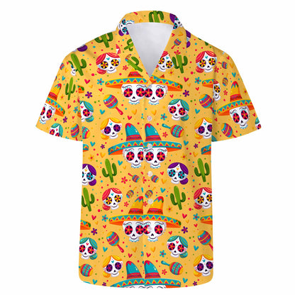 Rien ne peut me faire peur. J'ai une petite amie mexicaine – T-shirt hawaïen unisexe personnalisé – ME040_HW