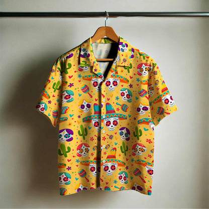 Rien ne peut me faire peur. J'ai une petite amie mexicaine – T-shirt hawaïen unisexe personnalisé – ME040_HW