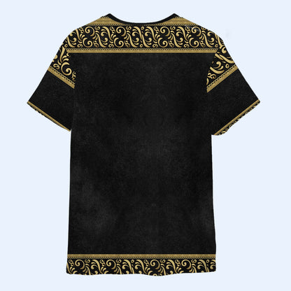 El Papa Mas Chingon - T-shirt unisexe personnalisé imprimé sur toute la surface - ME045_3T