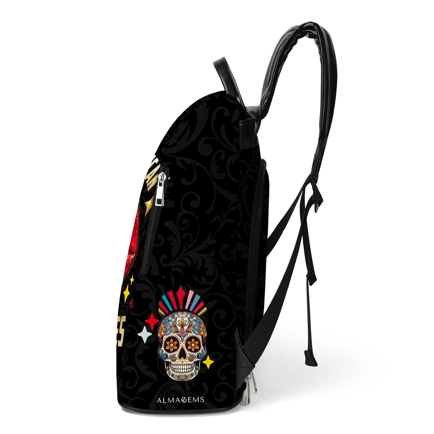 Je suis mexicain, mais je ne te laisse pas tranquille ! - Sac à dos en cuir personnalisé - ME046_BP