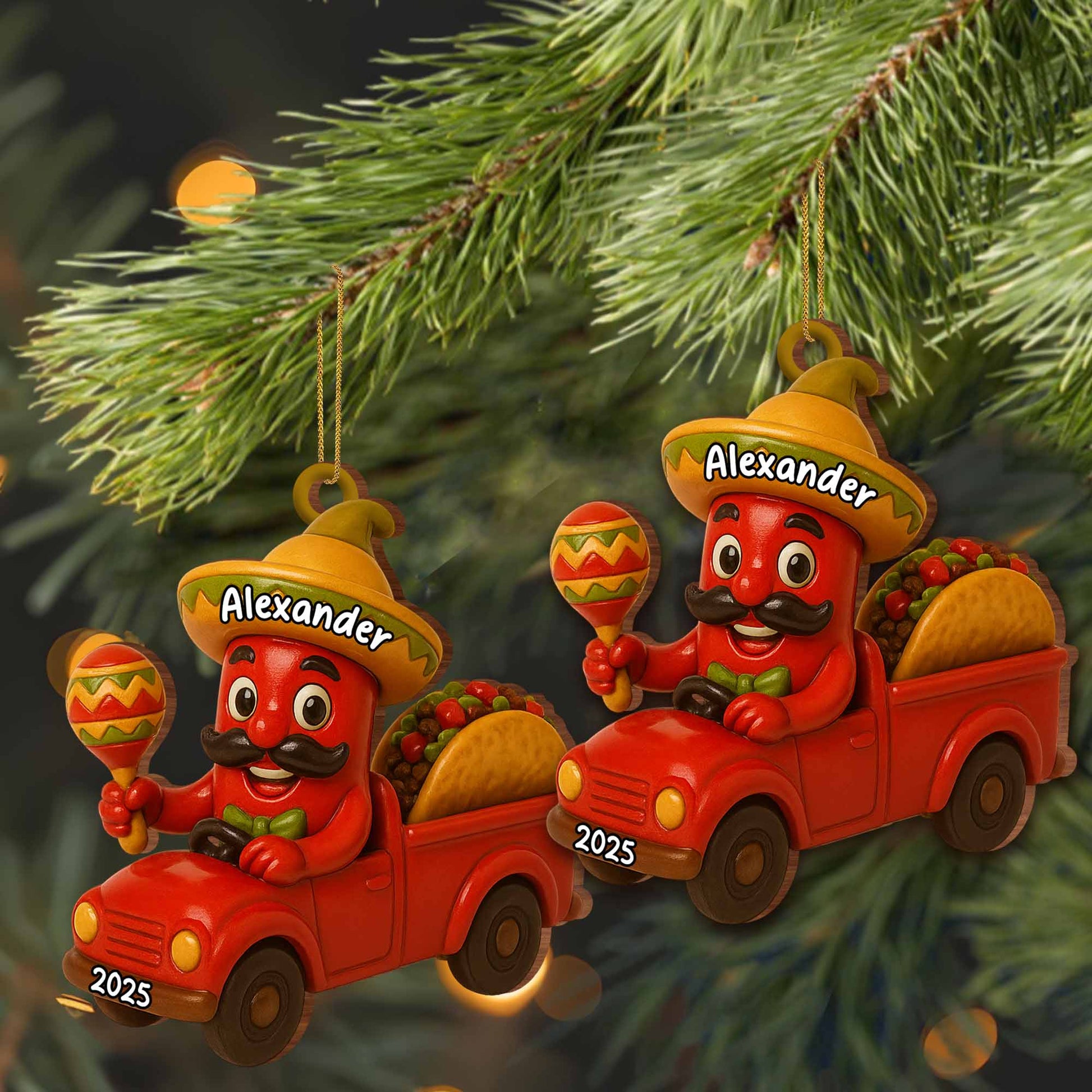 Celebrate Vibrant Traditions With Cartoon Chili In Red Truck