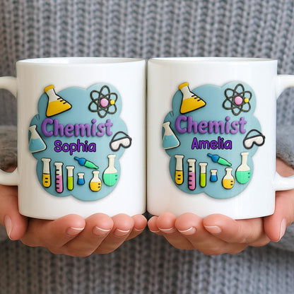 Celebrate Your Inner Scientist With Chemistry-Themed Art - Personalized Custom Coffee Mug - JBS072_MG