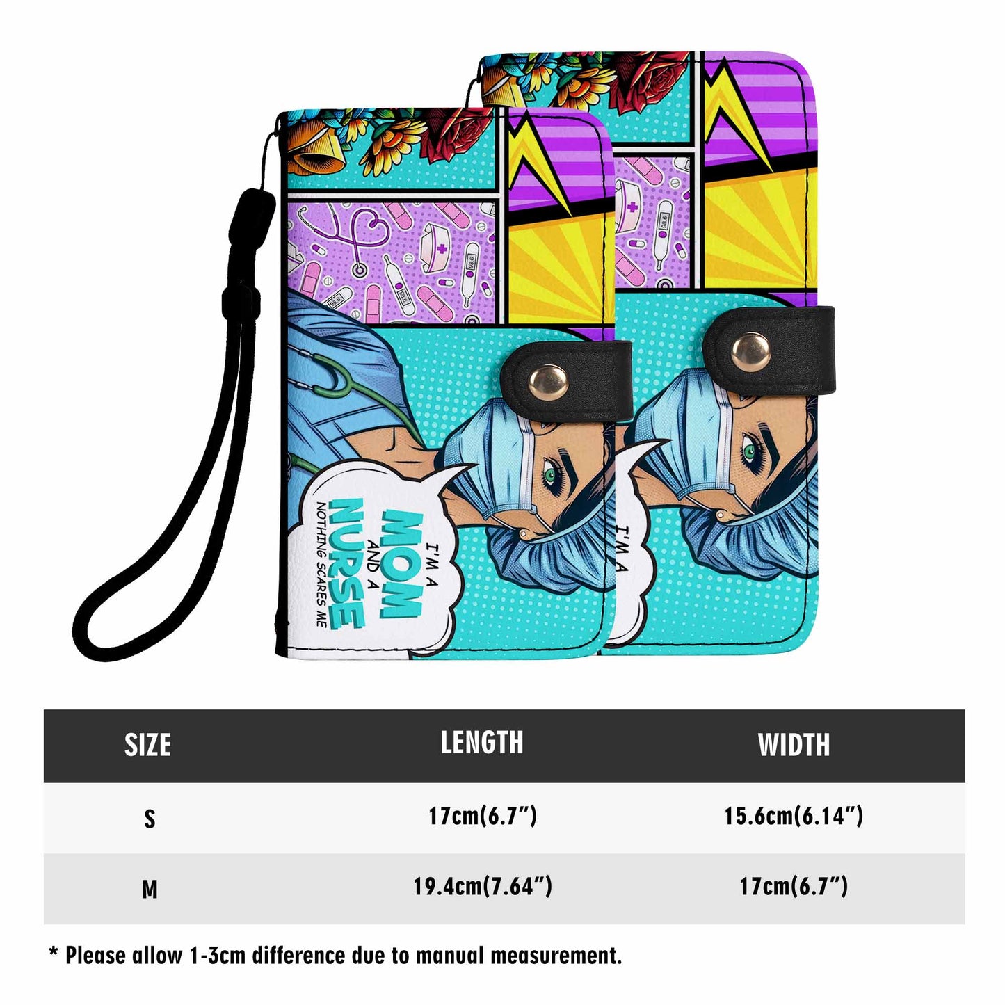 Custom Name And Title "I'm A Mom And..." - Personalized Custom Phone Leather Wallet - MM01PW
