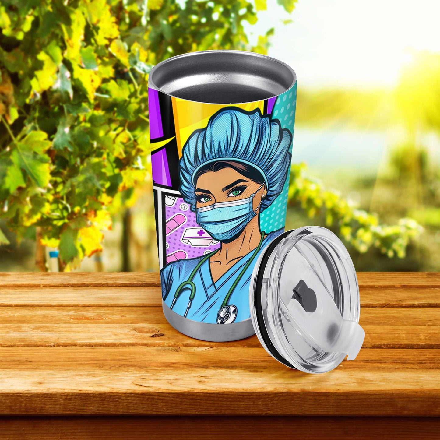Nombre y título personalizados: soy mamá. Vaso de acero inoxidable personalizado de 20 oz y 30 oz. MM01TB
