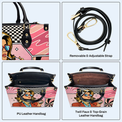 Lágrimas de mis hijos - Bolso de mano de cuero personalizado - MM04