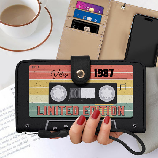 Limited Edition - Personalized Custom Phone Leather Wallet - MM08PW