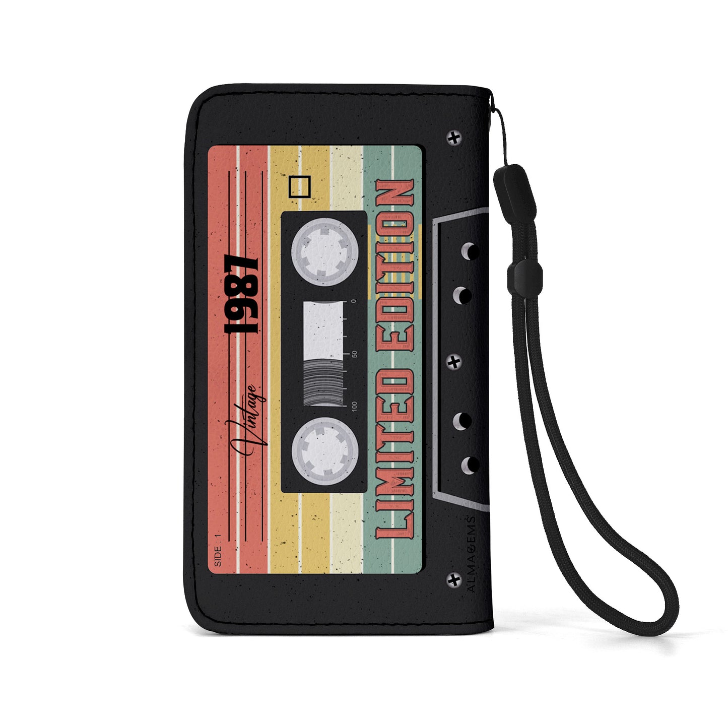 Édition limitée - Portefeuille en cuir personnalisé pour téléphone - MM08PW