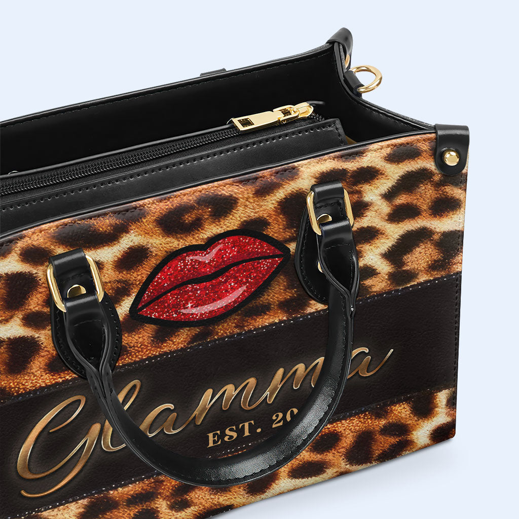 Glamma - Bolso de mano de piel personalizado - MM09