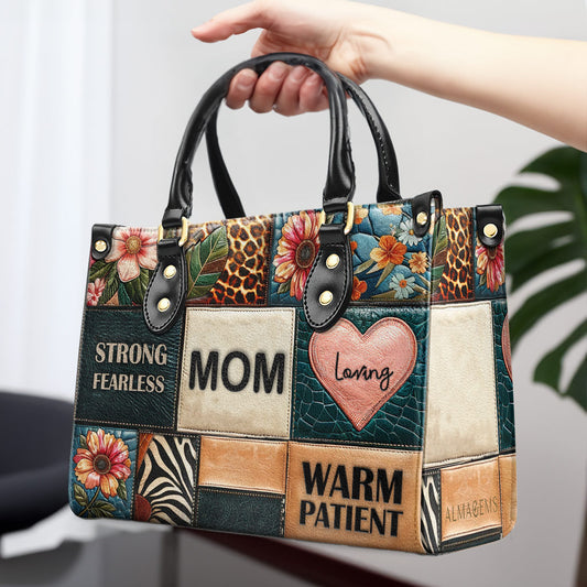 Mamá - Bolso de mano de piel personalizado - MM13