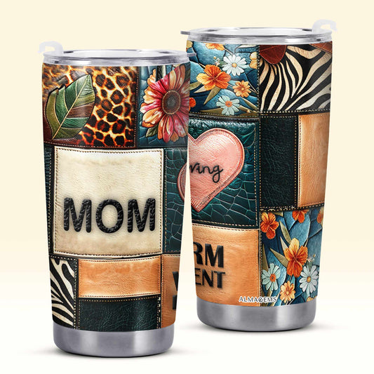 Mamá - Vaso de acero inoxidable personalizado de 20 oz y 30 oz - MM13TB