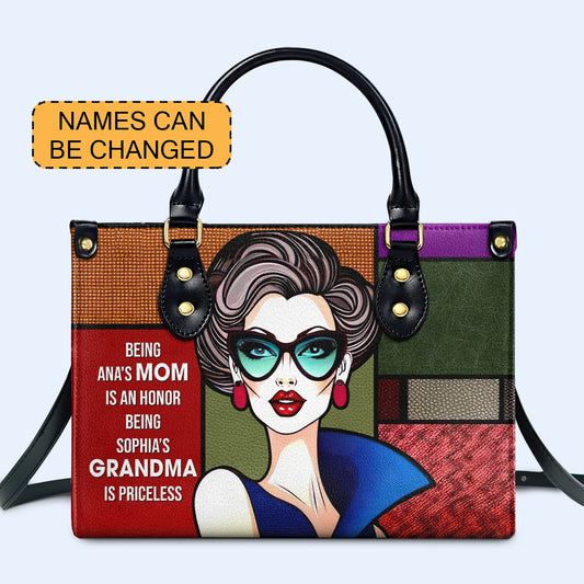 Ser abuela no tiene precio - Bolso de piel personalizado - MM16