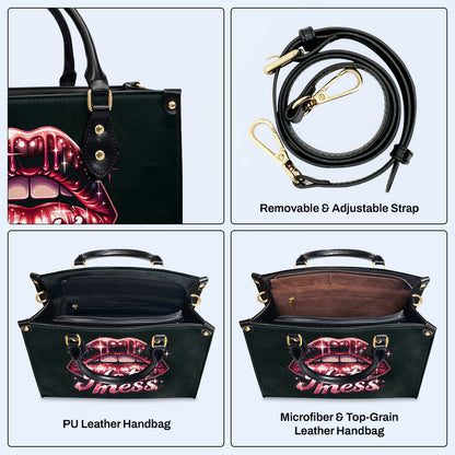 Hot Mess - Bolso de mano de cuero personalizado - MM18